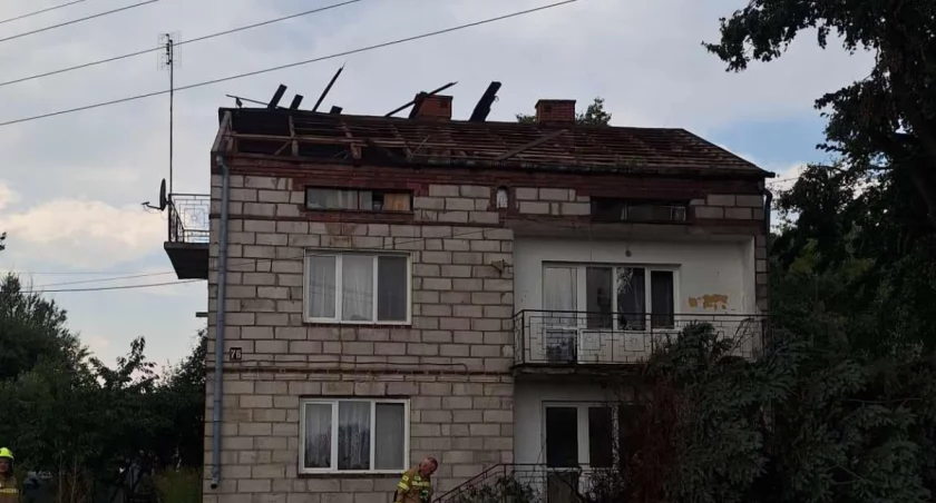 Niebezpieczne pożary w żniwa oraz alert pogodowy Straż Pożarna w Łukowie apeluje o ostrożność