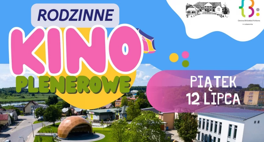 Dziś rodzinne kino w Adamowe. Weź ze sobą kocyk! 
