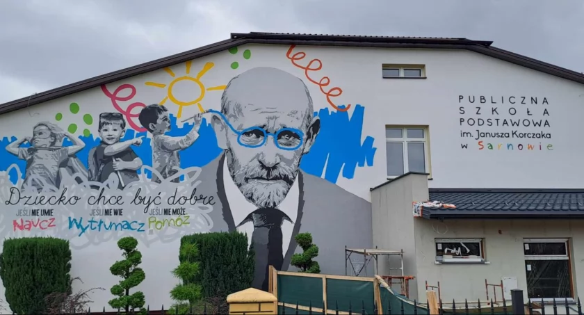 Mural w Sarnowie prezentuje się pięknie! 
