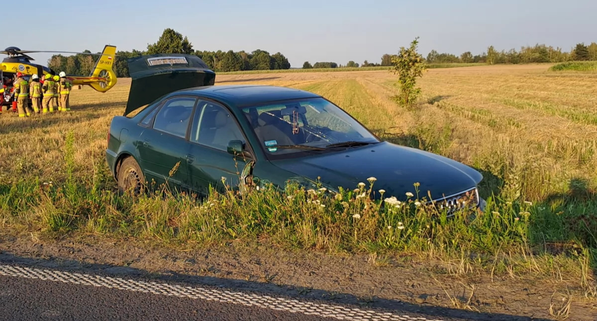 Wypadek w Siedliskach. To już drugi dziś! Lądował śmigłowiec ratunkowy! 