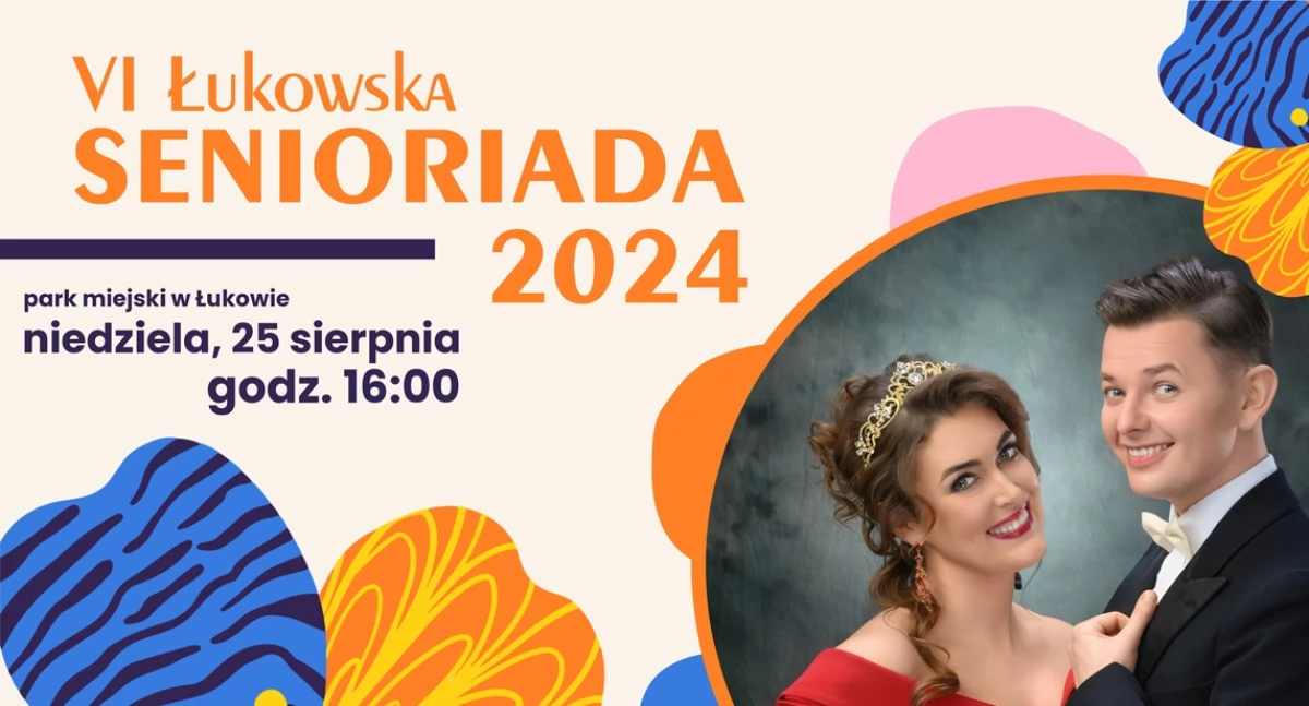 Senioriada 2024 w Łukowie - wspólna potańcówka i wręczenie wyróżnień! Dołącz do uroczystości! 