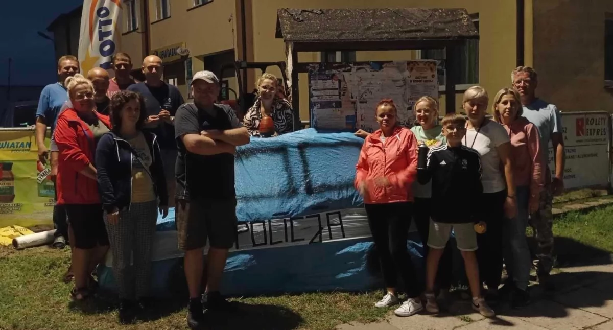 Sięciaszka Pierwsza wspiera Zalesie w przygotowaniach do Dożynek. 
