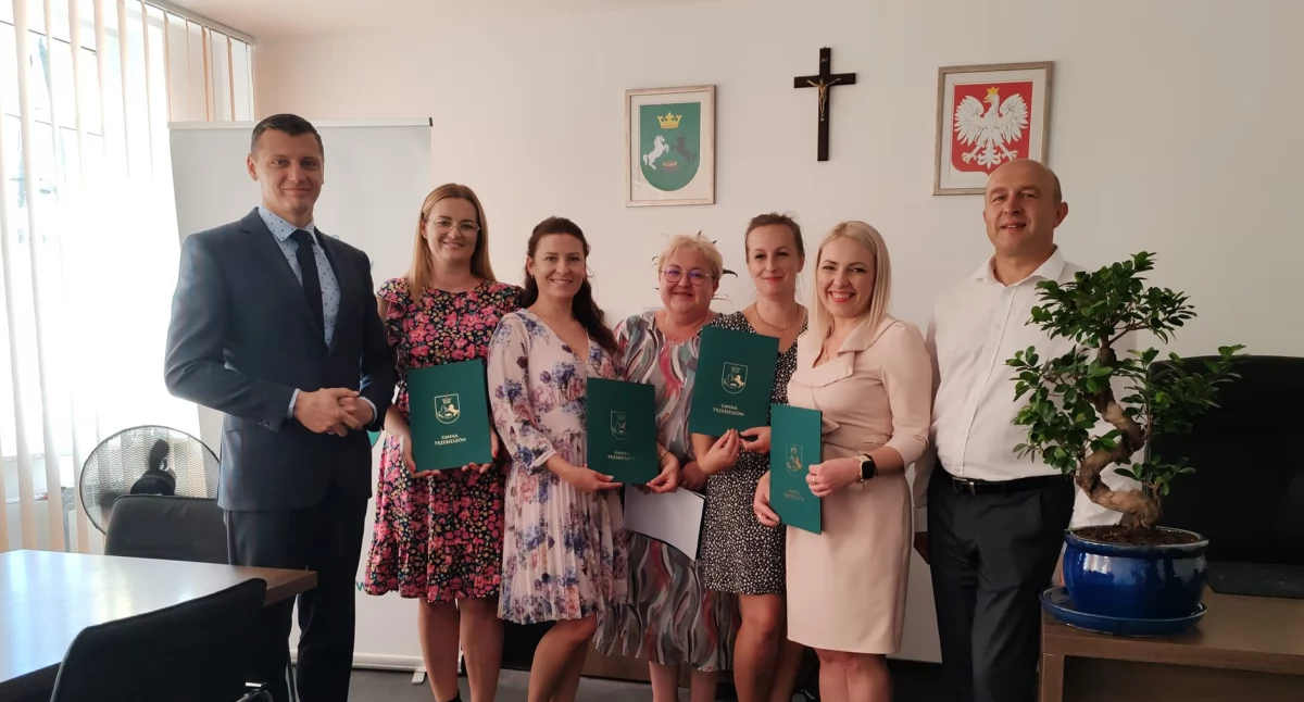 Nowi sołtysi w Gminie Trzebieszów: Wójt Andrzej Hryciuk gratuluje sukcesów