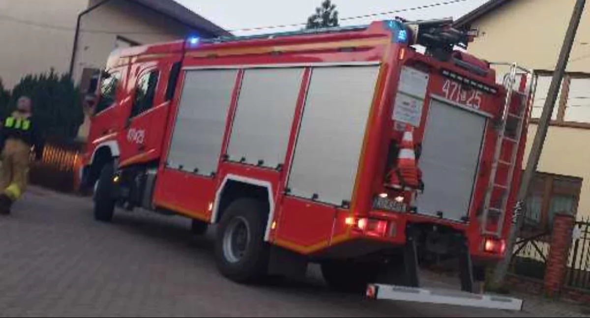 Pożar w Nowym Jamielniku – Strażacy w akcji na miejscu!