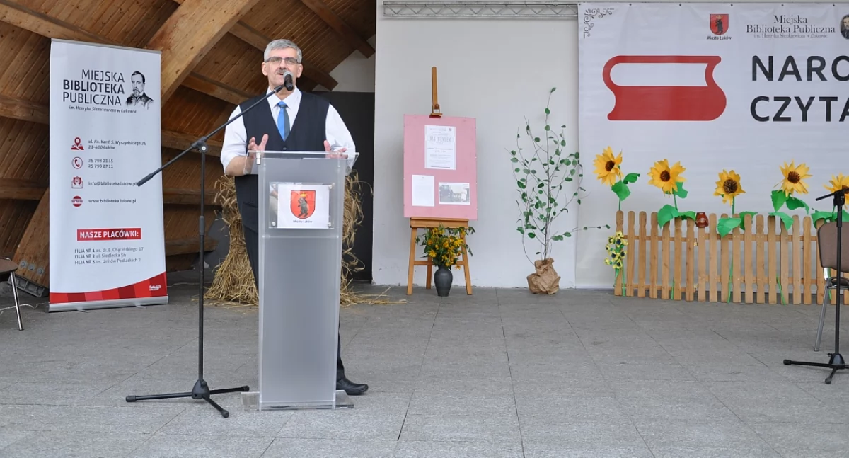 Narodowe Czytanie w łukowskim parku już w sobotę 7 września!