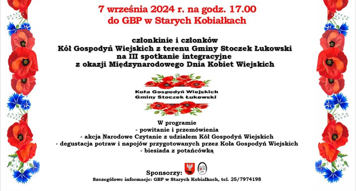 III spotkanie integracyjne Kół Gospodyń Wiejskich. Świętujemy Międzynarodowy Dzień Kobiet Wiejskich
