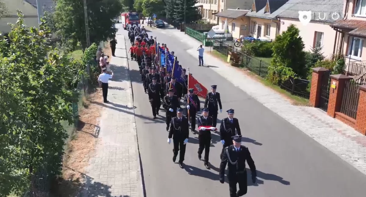 Defilada strażaków z OSP Wola Okrzejska. Było super (WIDEO) 