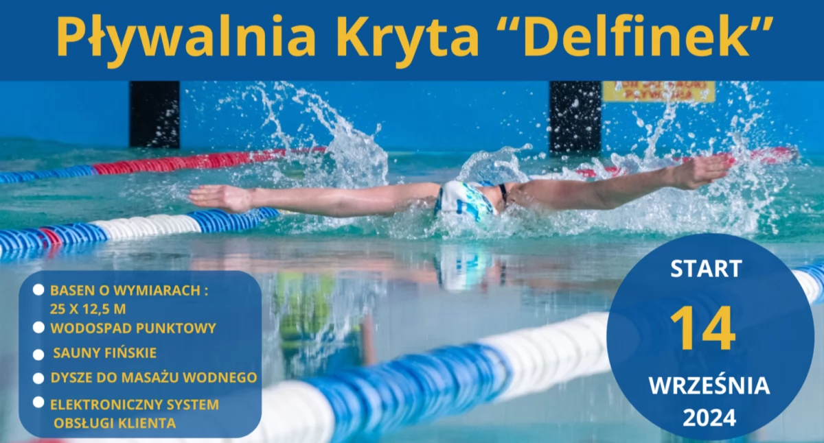  Pływalnia Kryta „Delfinek” w Łukowie już wkrótce otwarta!