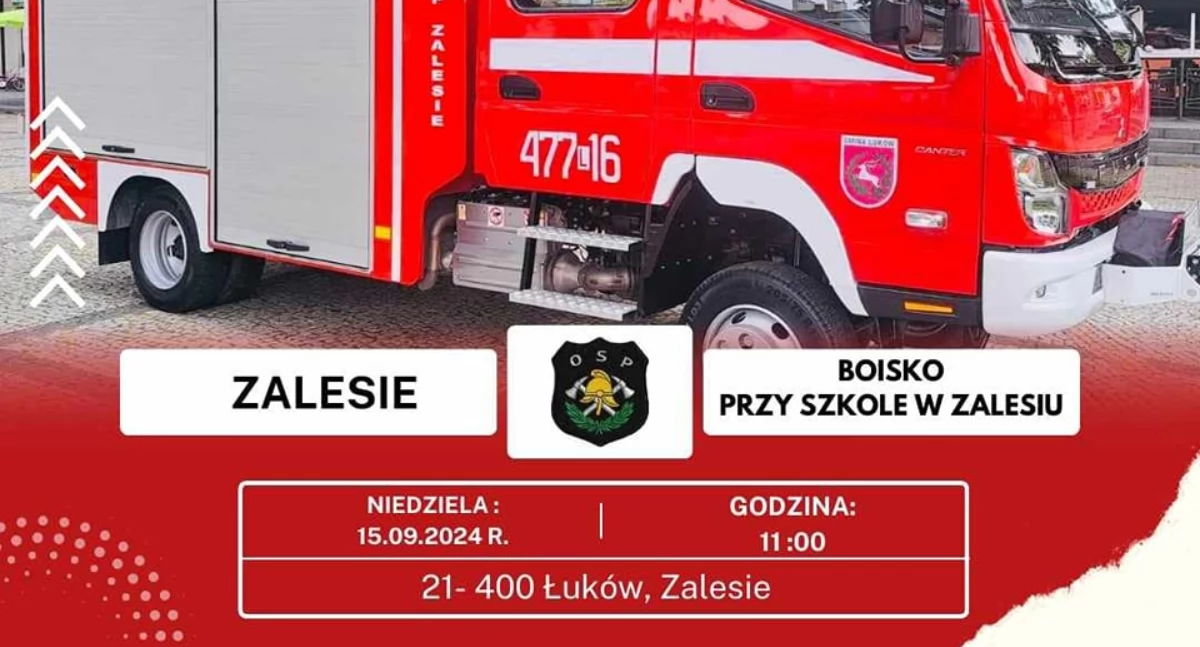 Strażacy z Gminy Łuków w akcji – Zawody Strażackie już w najbliższą niedzielę!