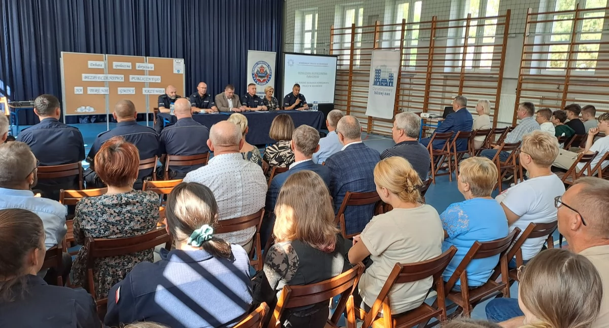 Czy jesteśmy bezpieczni? Policja ostrzega na spotkaniu z mieszkańcami Radoryża Smolanego
