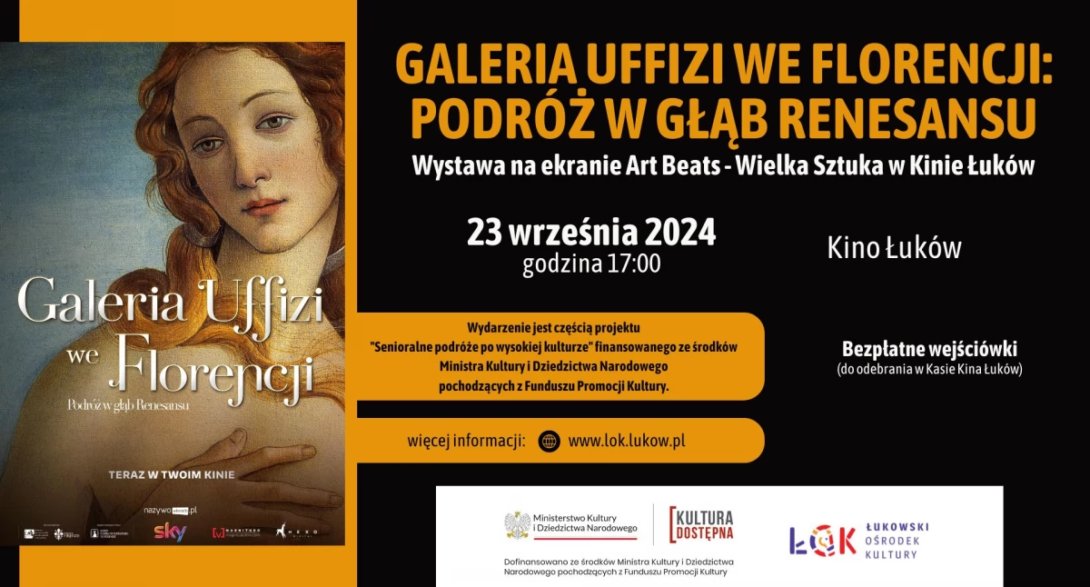 Wystawa na ekranie Art Beats: „Galeria Uffizi we Florencji: podróż w głąb Renesansu”