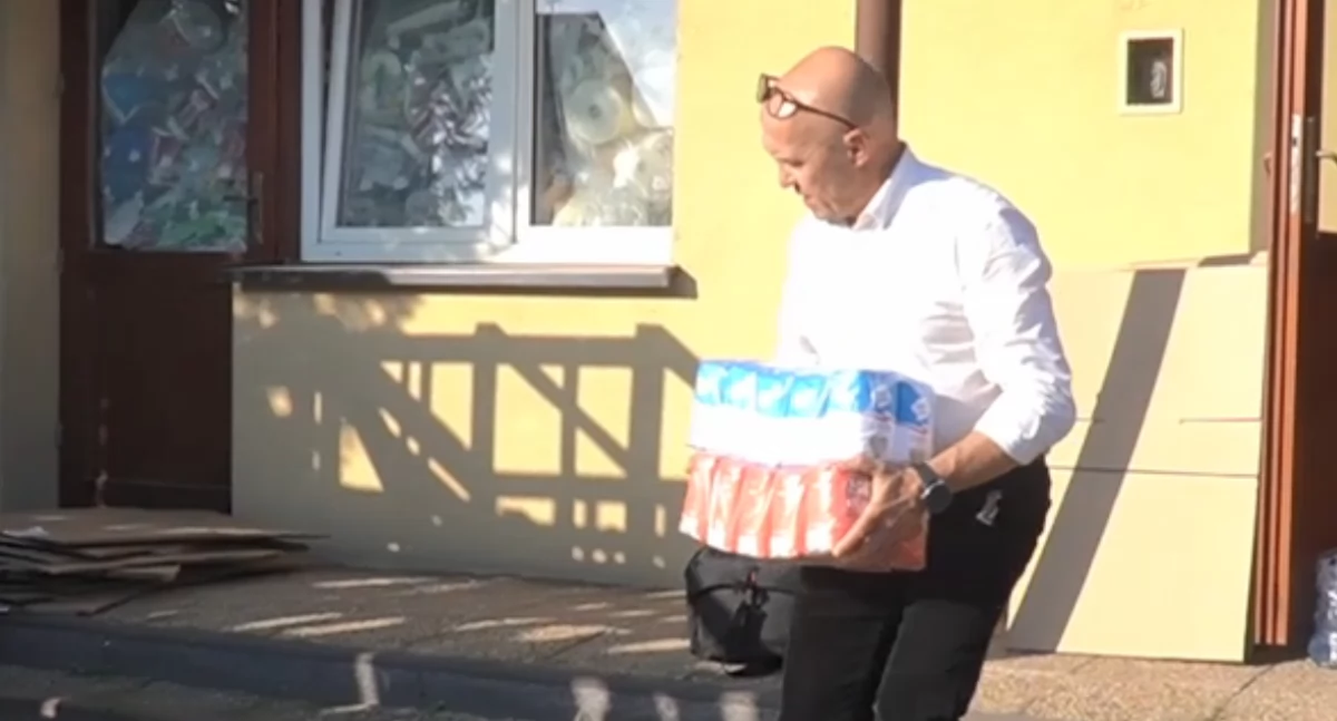 Gminy Łuków dla powodzian. Wójt osobiście nosi dary! (WIDEO) 