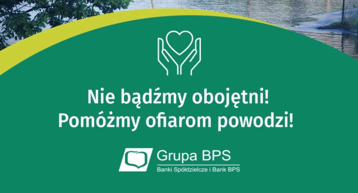 Bank Spółdzielczy w Łukowie wspiera ofiary powodzi. Razem możemy więcej!