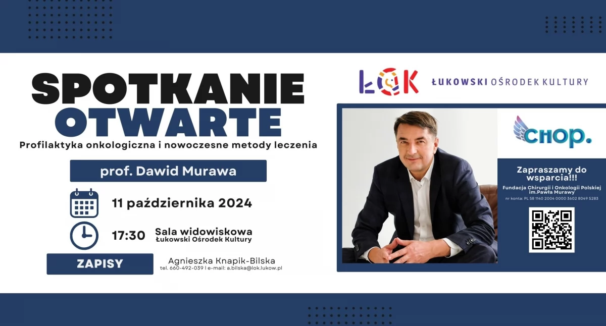 Spotkanie otwarte: „Profilaktyka onkologiczna i nowoczesne metody leczenia” w ŁOK