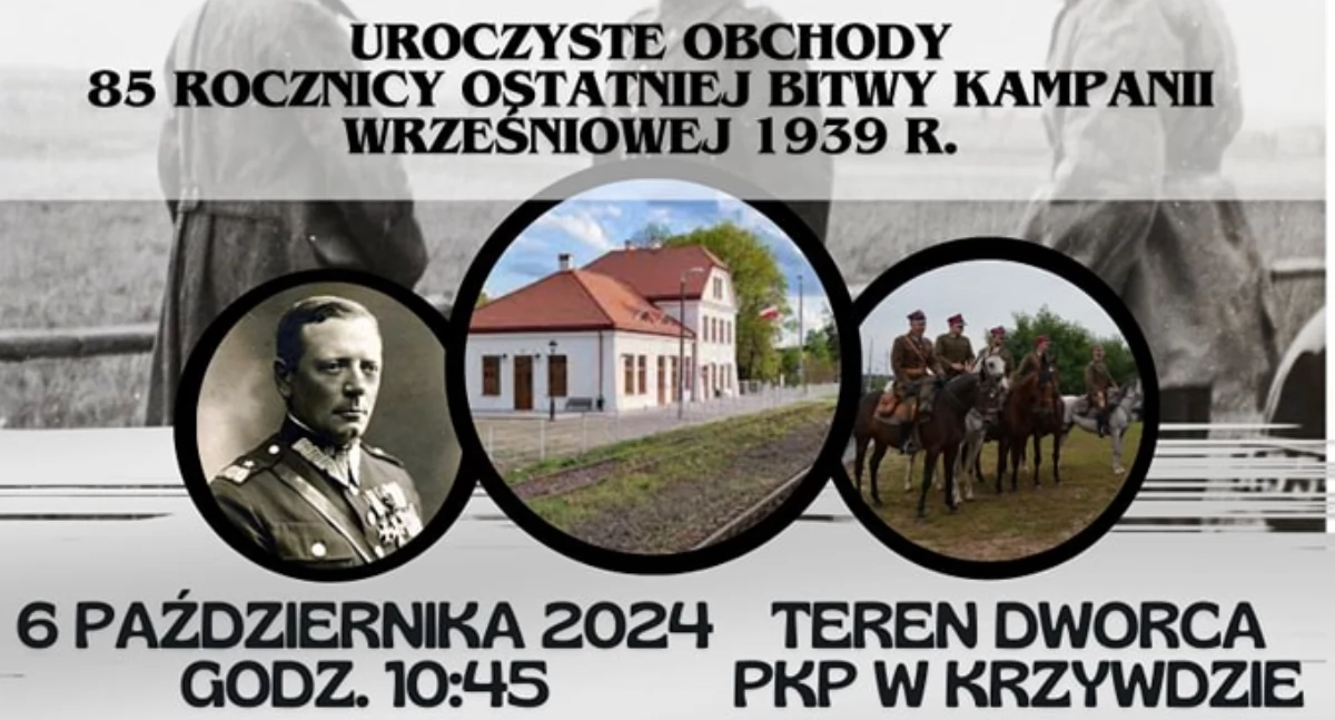 85. rocznica ostatniej bitwy kampanii wrześniowej – uroczystości w Krzywdzie