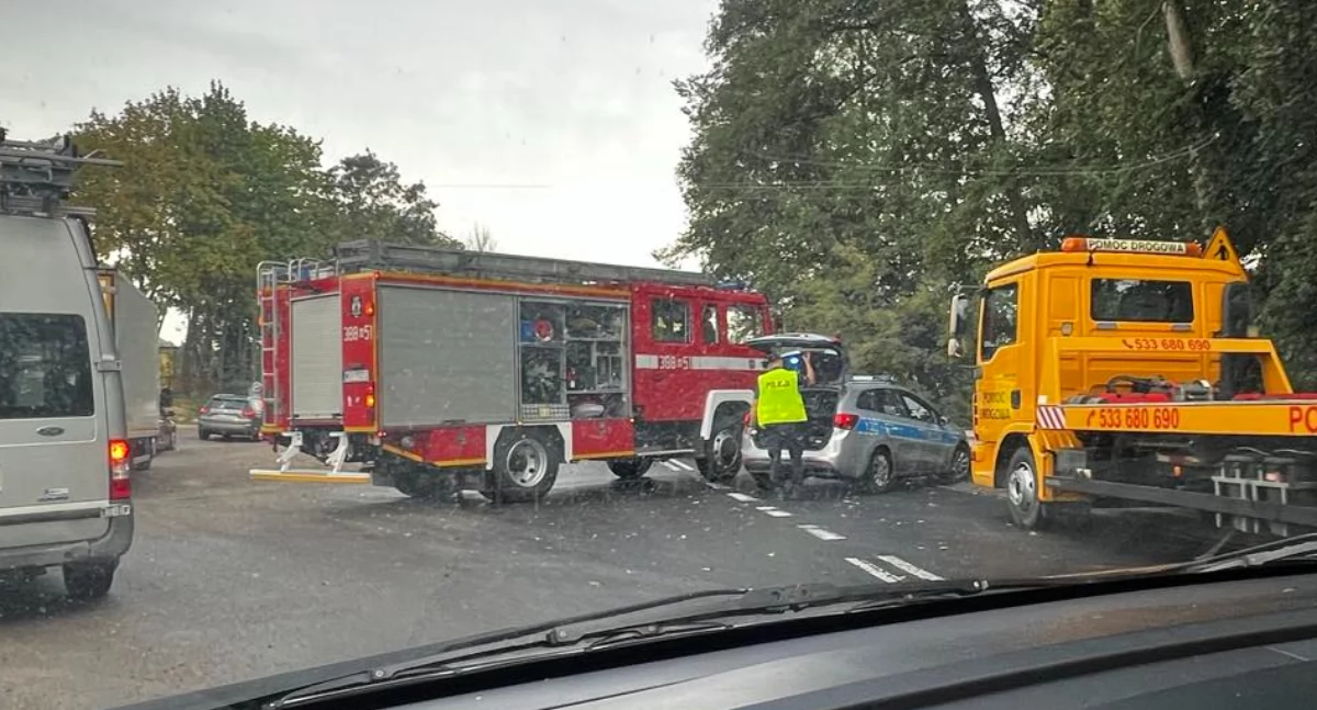 Wypadek na trasie Luków - Siedlce! Nie ustąpiła pierwszeństwa 
