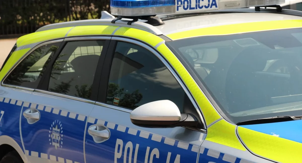 Groźne zdarzenie na drodze w gminie Łuków! 73-letni Ukrainiec spowodował kolizję z ciężarówką