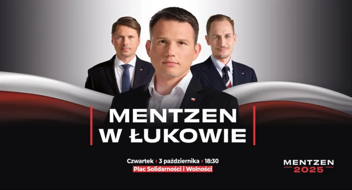 Sławomir Mentzen dziś przyjeżdża do Łukowa. O której i gdzie spotkanie?