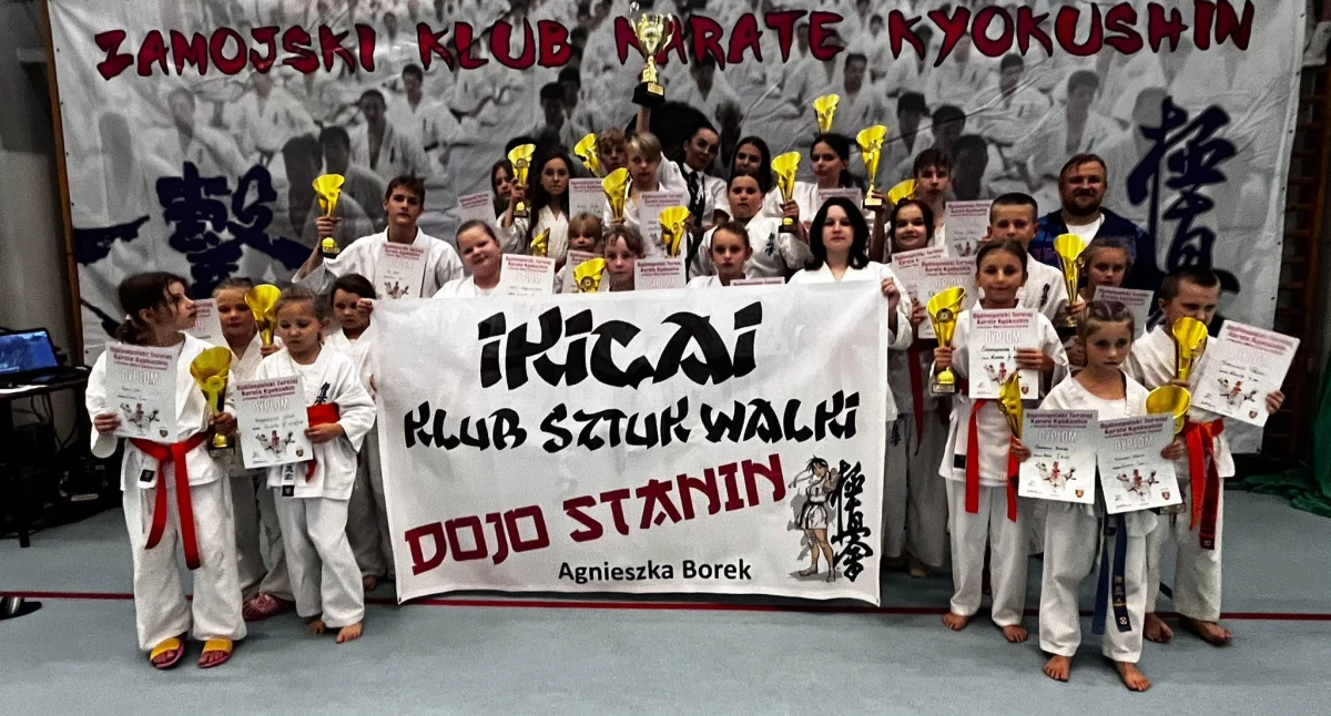 IKIGAI Stanin zdobywa 20 pucharów na Ogólnopolskim Turnieju Karate Kyokushin! (NASZ NEWS)