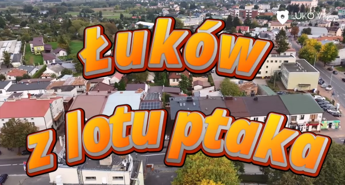 Łuków z lotu ptaka: Jesienne piękno miasta (WIDEO)