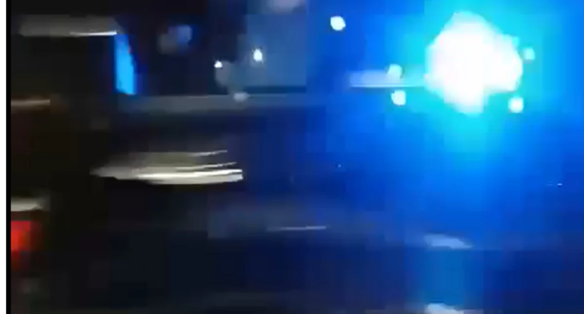 Wypadek na ul. Międzyrzeckiej w Łukowie. Poszkodowany motocyklista  (WIDEO OD CZYTALNIKA) 