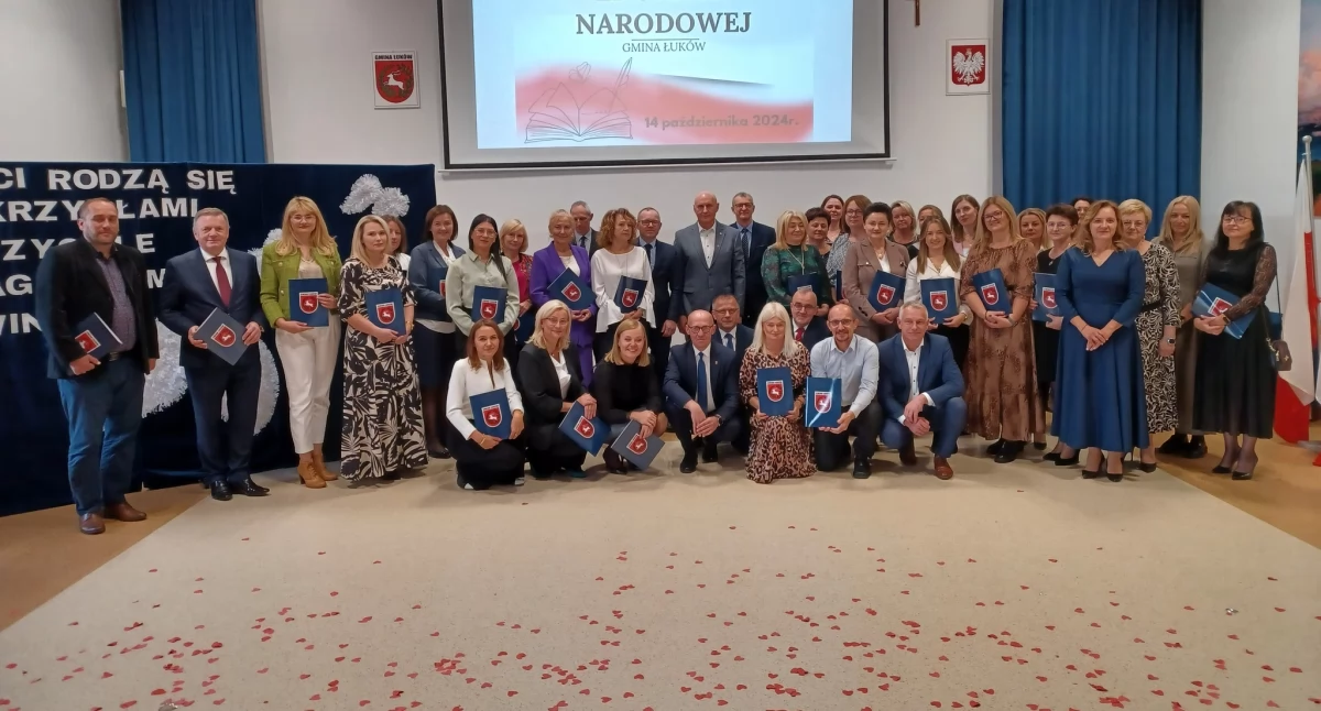 Dzień Edukacji Narodowej w Gminie Łuków – Nagrody Wójta dla 38 pracowników oświaty