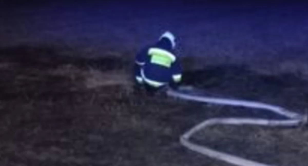 PILNE: Pożar rżyska w Okrzei-Kolonii Rowiny szybko ugaszony przez strażaków!