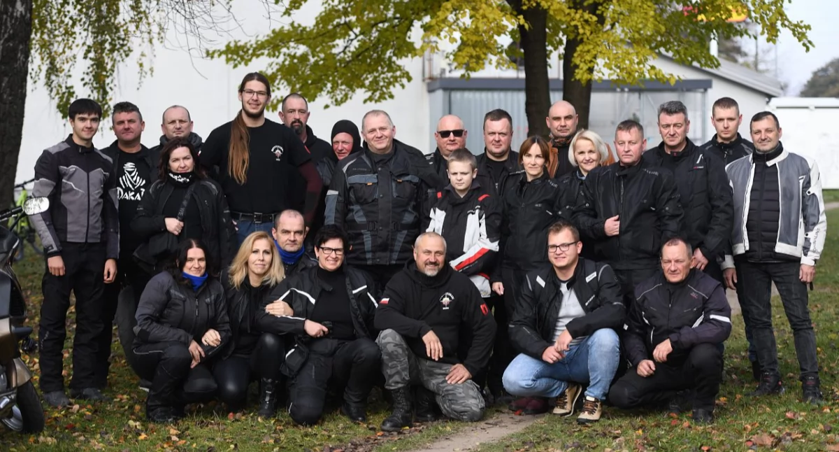 Motocykliści z Łukowa podbijają Kazimierz Dolny – zobacz, jak wyglądał ich rajd