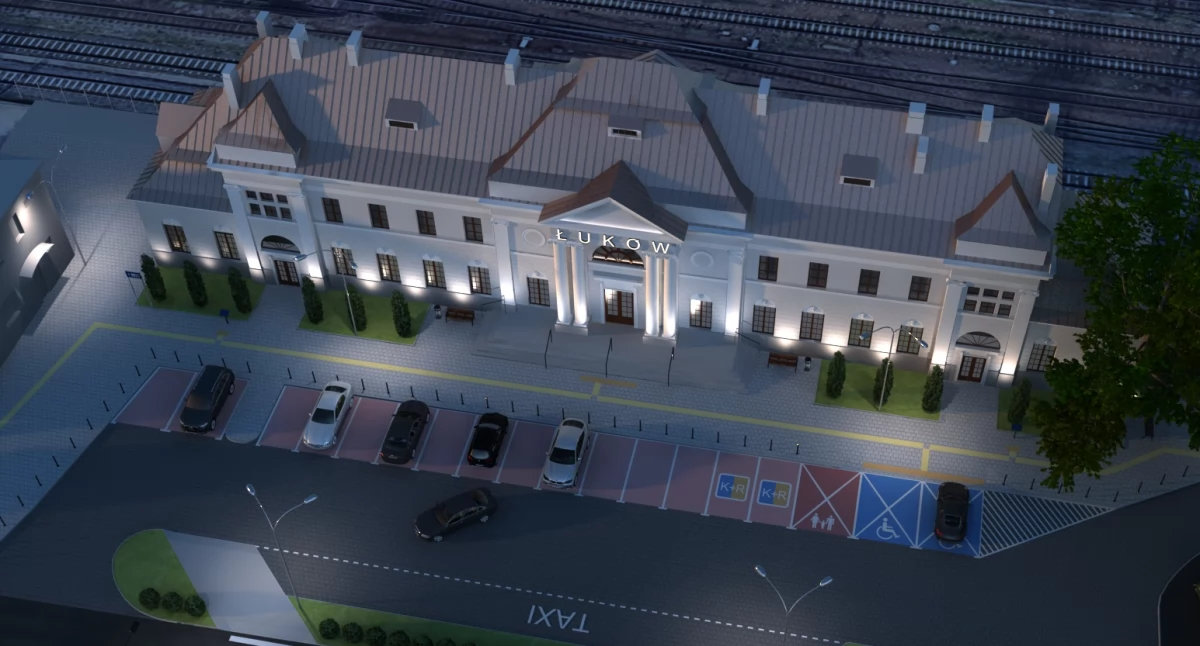 MONUMENTALNY I NOWOCZESNY – DWORZEC W ŁUKOWIE ODZYSKA DAWNY BLASK I ZYSKA NOWĄ FUNKCJĘ KULTURALNĄ