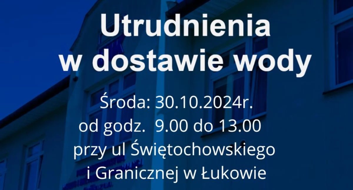 Łuków. Dziś nie będzie wody na tych ulicach