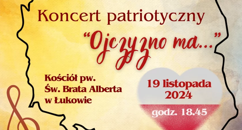 Łuków: Wieczór Patriotyczny, który pamięta się na lata! Koncert Ojczyzno ma... już 19 listopada!