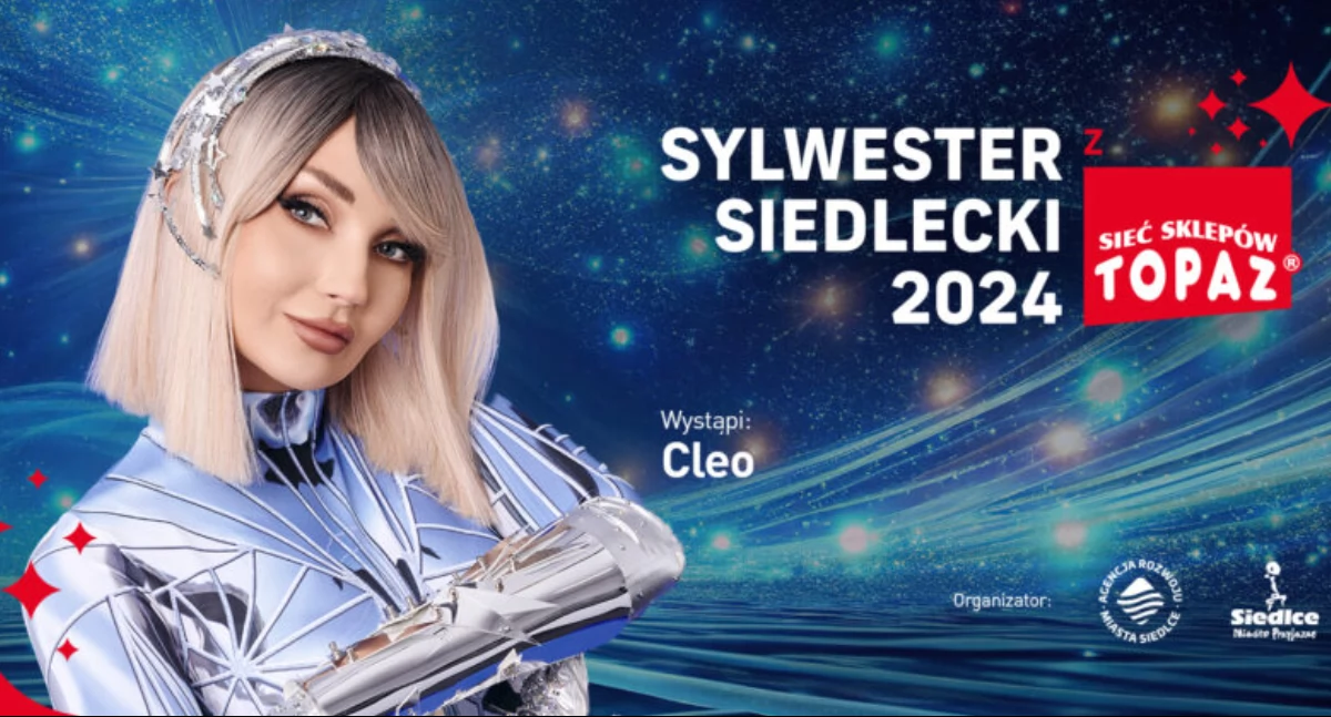 CLEO i Marcin Sójka na Sylwestra w Siedlcach! Czy Łuków przygotuje coś równie spektakularnego?