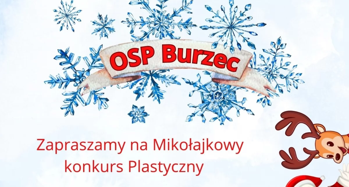Mikołajkowy konkurs plastyczny w OSP Burzec. Weź udział i zdobądź nagrody!