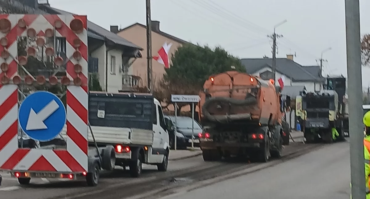 Remont drogi wojewódzkiej nr 803 w Stoczku Łukowskim rozpoczęty [ZDJĘCIA]