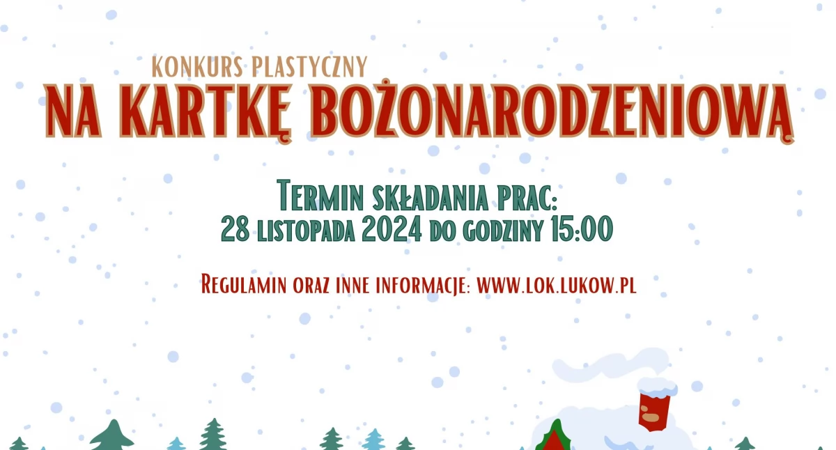 Świąteczna kreatywność w Łukowie. Stwórz kartkę bożonarodzeniową 2024!