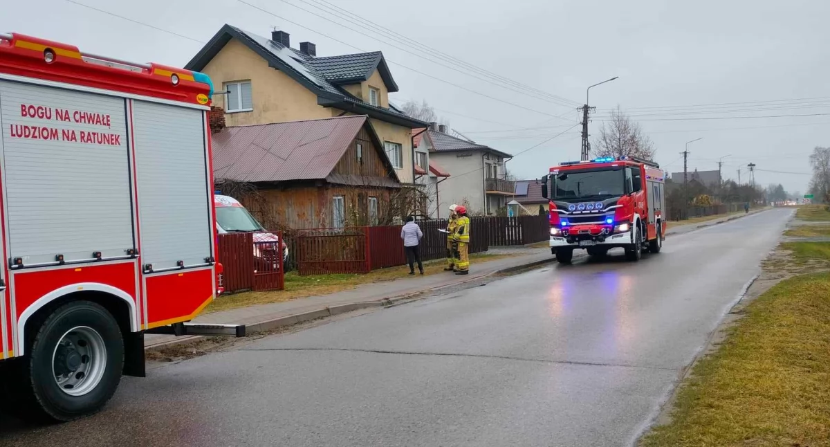 Akcja strażaków w Dąbiu. Pożar w kuchni opanowany