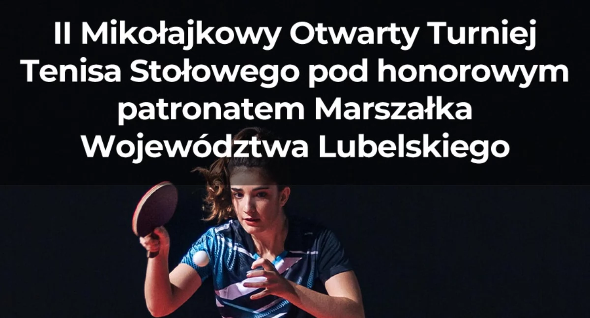 Zagraj w tenisa stołowego i zdobądź puchar! II Mikołajkowy Turniej w Hucie Dąbrowie!