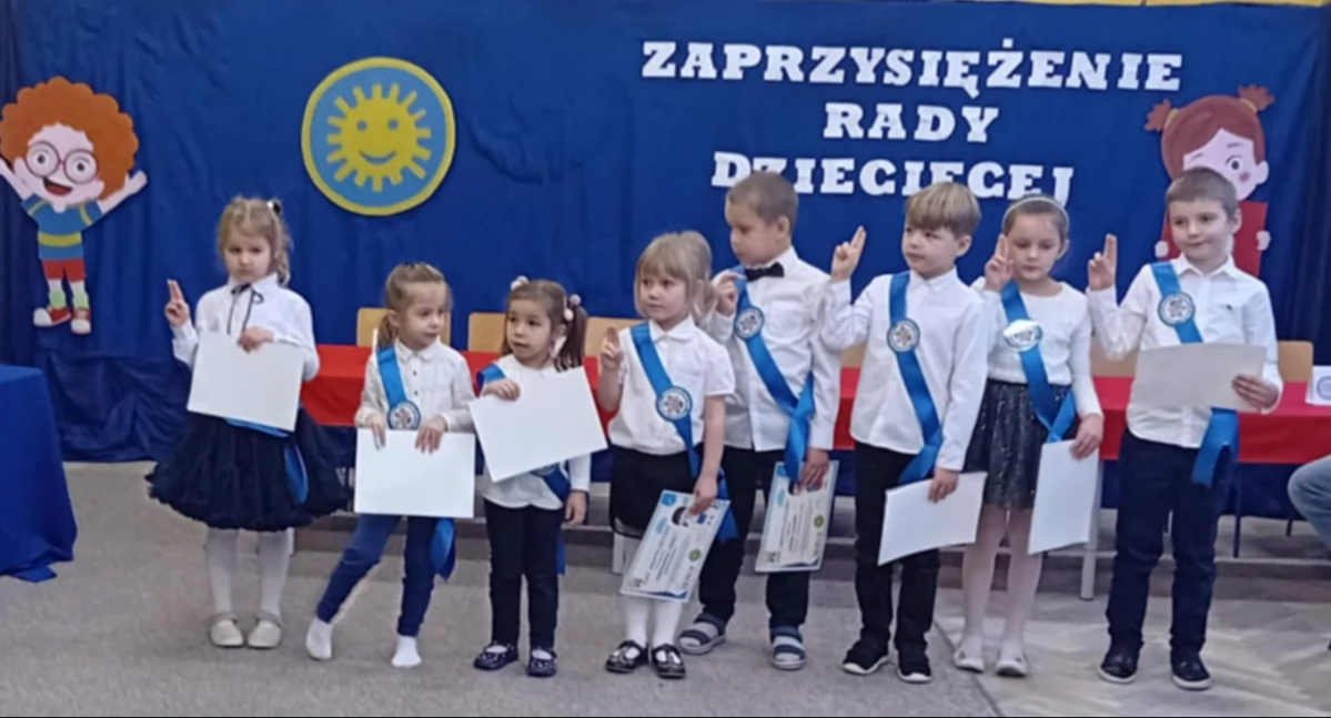 Pierwsza Przedszkolna Rada Dzieci zaprzysiężona w Łukowie! Mali obywatele w akcji