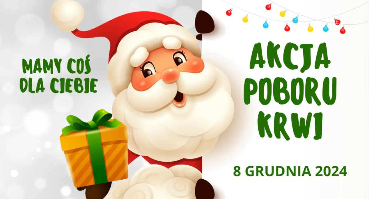 Mikołaj zaprasza na akcję krwiodawstwa w Łukowie! Niezwykłe prezenty czekają na krwiodawców