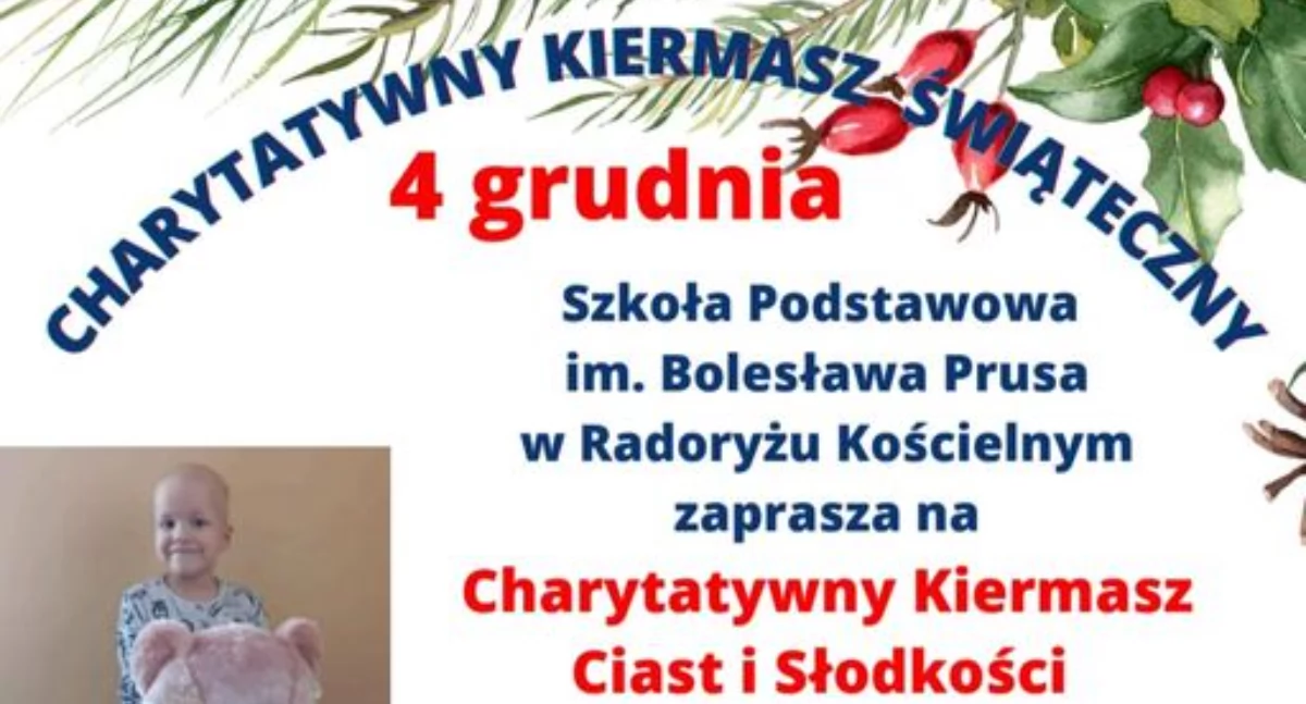 Pomóżmy Dominikowi Charytatywny Kiermasz Świąteczny w Radoryżu Kościelnym – nie bądź obojętny!