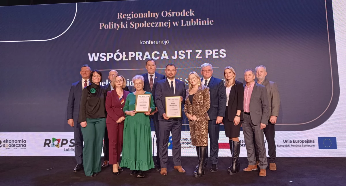 Gmina Stoczek Łukowski z Podwójną Nagrodą w Konkursie Lider Ekonomii Społecznej!