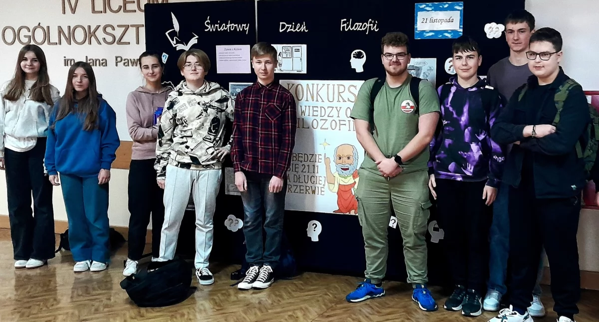 Filozofia na topie! Uczniowie IV LO w Łukowie zmierzyli się w Konkursie Wiedzy o Filozofii