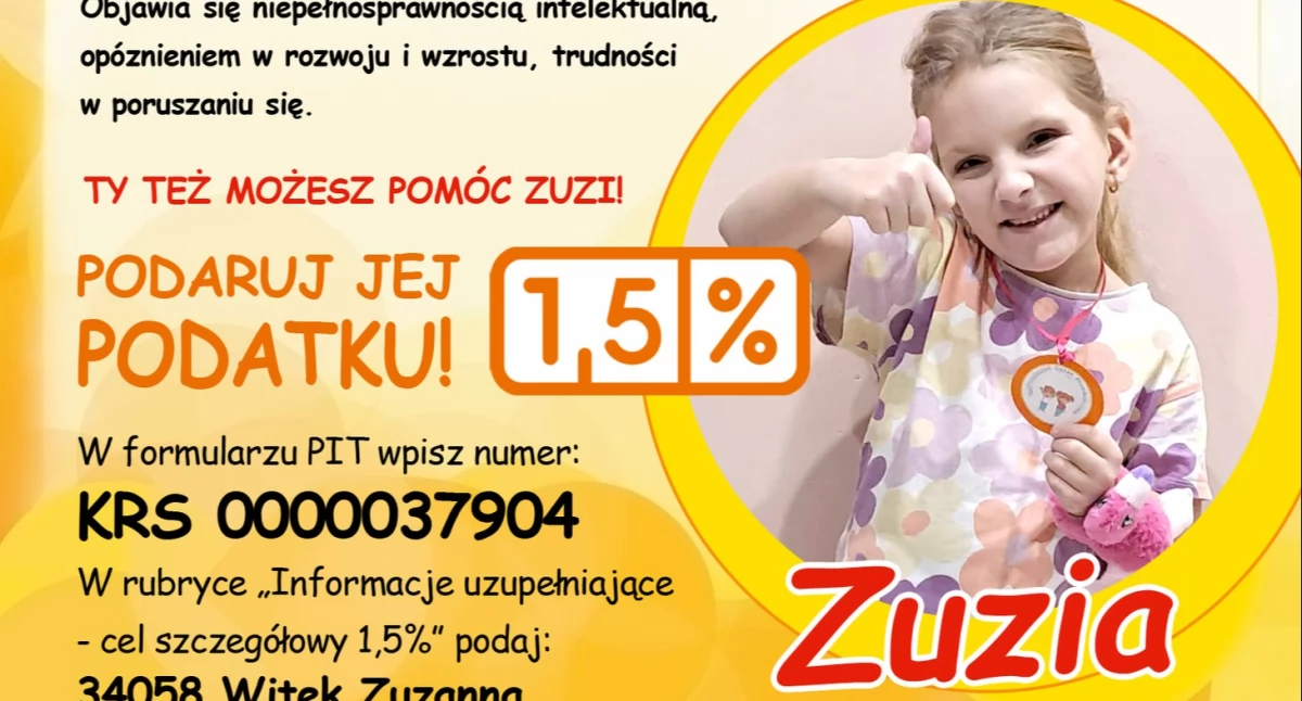 Nakrętki i makulatura dla Zuzi! Dołącz do akcji i pomóż chorej dziewczynce