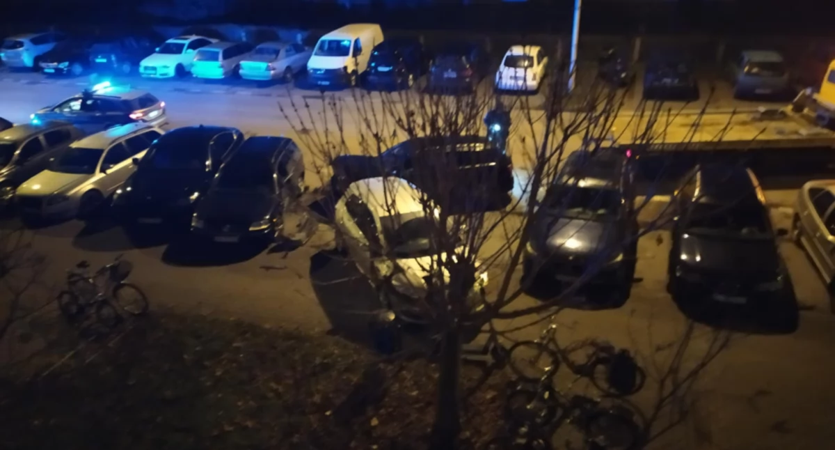 Pijany kierowca Audi staranował cztery auta na ul. 11 listopada w Łukowie. Miał prawie 2 promile!