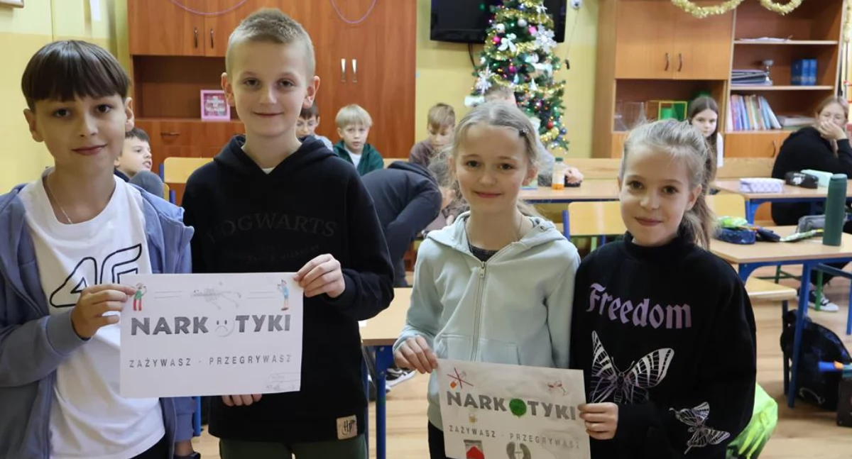 Szkoła w Gołąbkach walczy z uzależnieniami: Zobacz, jak dbają o bezpieczeństwo uczniów!
