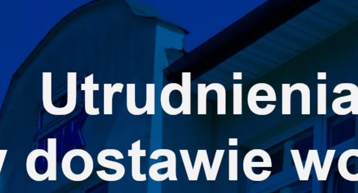  Awaria sieci wodociągowej w Łukowie. Mieszkańcy bez wody
