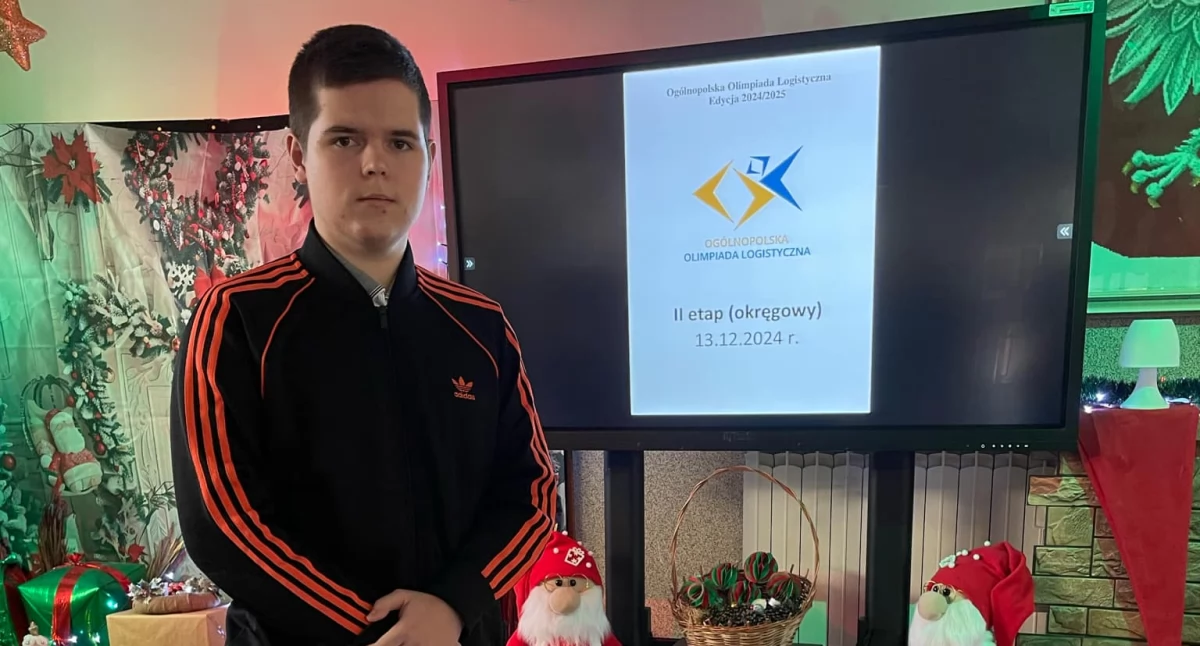 Daniel Miłosz błyszczy na Olimpiadzie Logistycznej! Awans do etapu okręgowego!