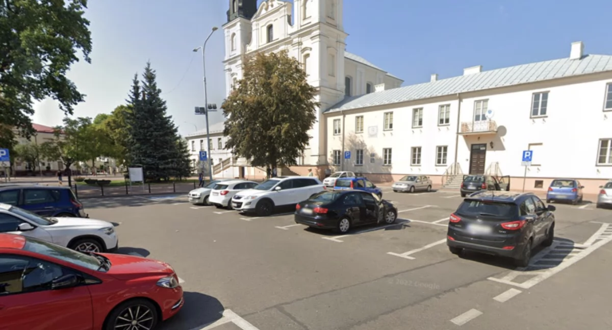 Kolizja na Placu Narutowicza w Łukowie! Honda zderzyła się z Toyotą!