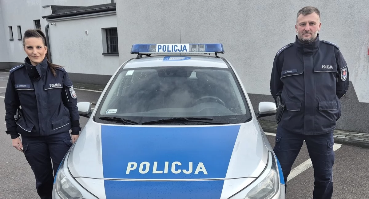 Niezwykła pomoc łukowskich policjantów. Skuter inwalidzki naprawiony, dzięki ich zaangażowaniu!