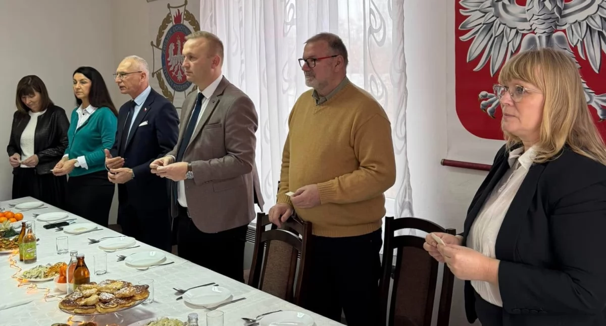 Wigilia strażacka w Adamowie. Wyjątkowe spotkanie druhów i gości